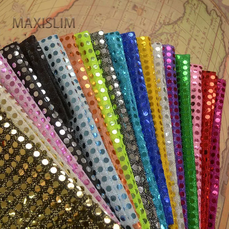 Top Trends: Fashion Sparkling 6MM Mesh Sequin Fabrics 28 Colors For Dress Tablecloth Wide：100CM Shoppable Styles