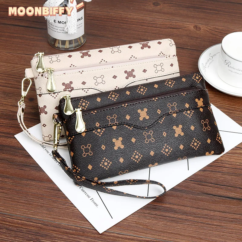 Top Trends: Women&#039;s Brand Clutch Purse Ladies Money Wallet For Women&#039;s Clutch Bag Slim FeMale Wallet Card Holder Uneven Wallets Made Leather Shoppable Styles