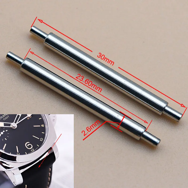 Top Trends: 2.5mm Spring Bar Link Pins 24MM Fat Spring Bars Fit Panerai Watch Strap Parts Repair Tool Watchmaker Replacement Watchband Shoppable Styles