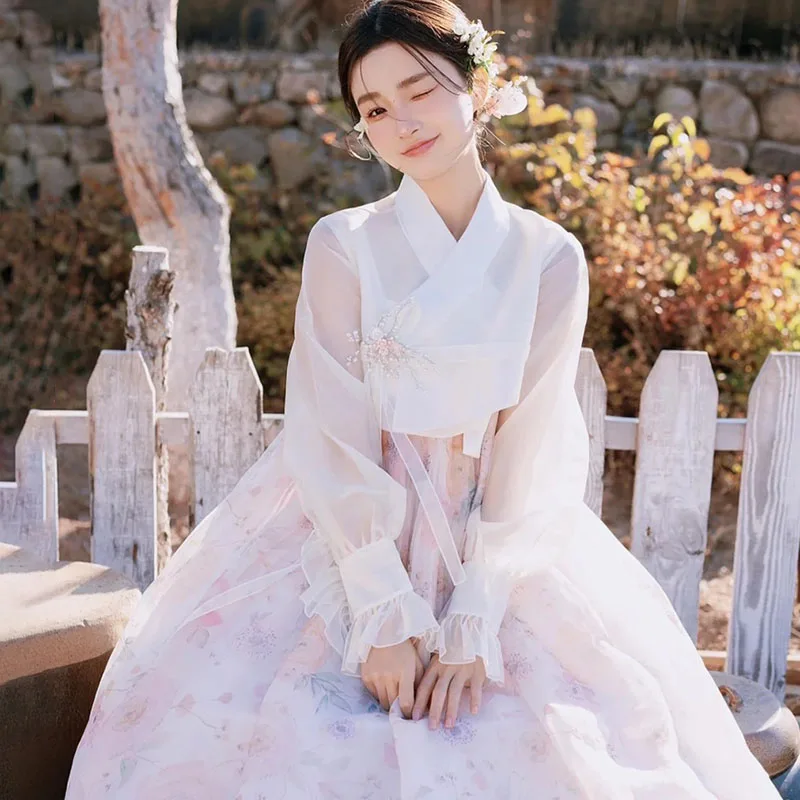 Top Trends: Hanbok Clothes Women Traditional Costume Korean Dress Modernized Improved Korean Court National Dance Cosplay Dresses Hanbok 한복 Shoppable Styles