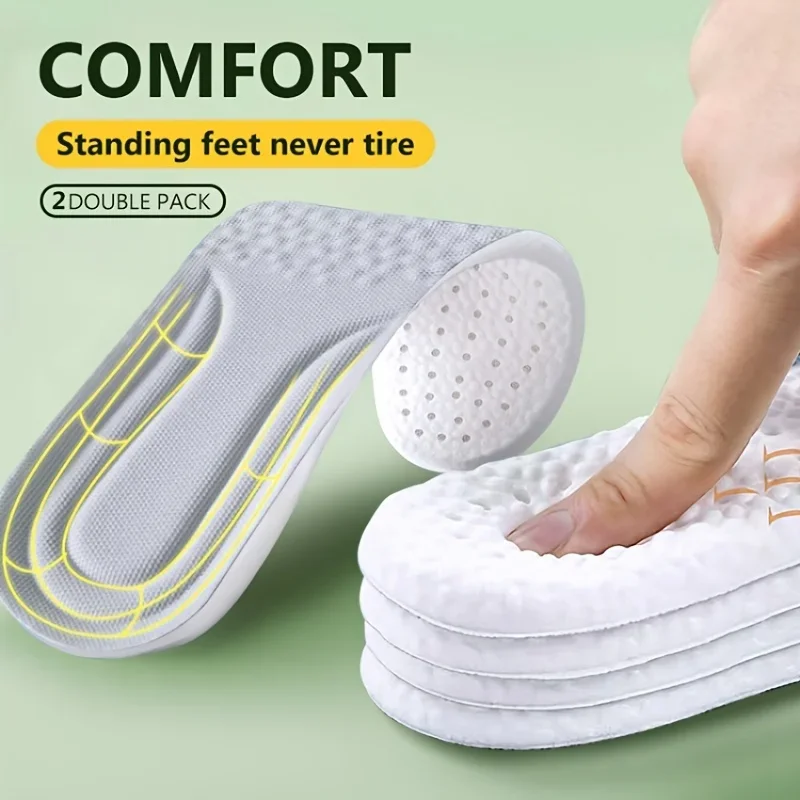 Top Trends: Orthopedic Memory Foam Sport Insoles Shoes Sole Cushion Running Shock-Absorbant Breathable Deodorization EVA Soft Pad Shoppable Styles