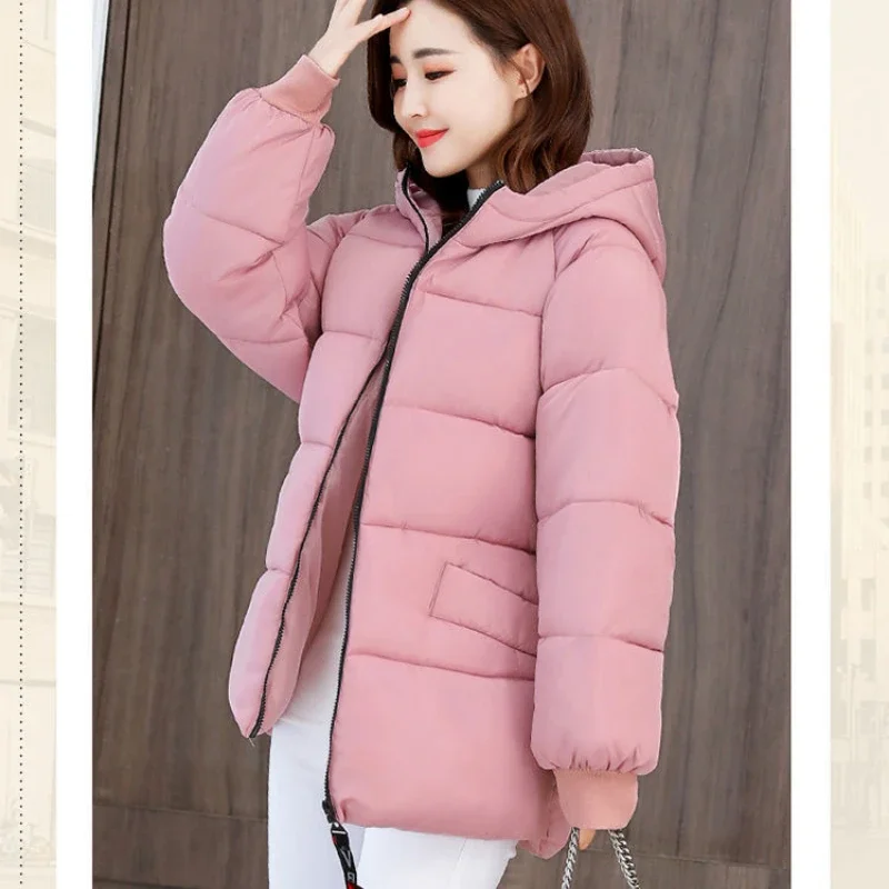 Top Trends: 2023 Oversize 8XL Winter Coat Parkas Women Puffer Jacket Thick Warm Coat Long Sleeve Casual Loose Outerwear Snowwear Solid Shoppable Styles - Image 6