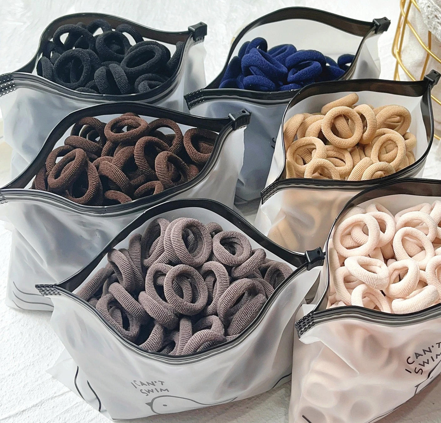 Top Trends: 20 / 50pcs Kids Elastic Hair Bands Girls Sweets Scrunchie Rubber Band For Children Hair Ties Clips Headband Baby Hair Accessories Shoppable Styles