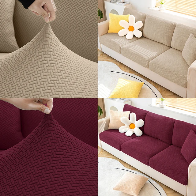 Nuovi coprisedili per divani Jacquard copridivano elasticizzato per divano  per soggiorno fodera per cuscino fodera rimovibile lavabile