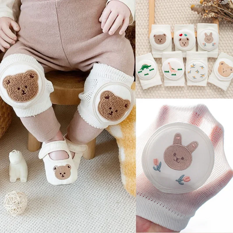 Top Trends: 2023 Baby Cute Cartoon Knee Pads Cotton Mesh Crawling Elbow Toddler Protector Safe Infant Kneepad Leg Warmer Kid Cushion Legging Shoppable Styles