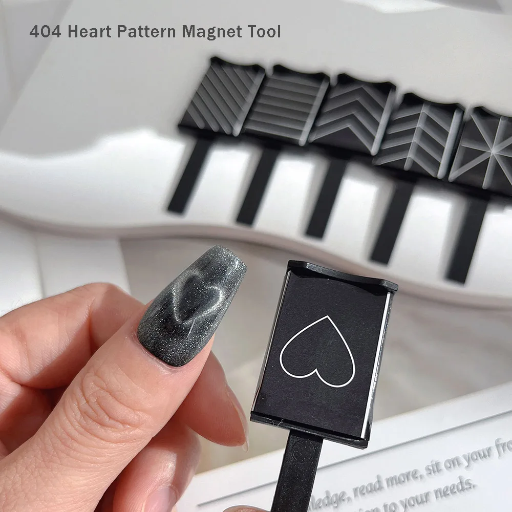 Top Trends: 404art Easy Styling Cateye Nail Gel Magnets Bar Heart Wave Fur Fireworks Iron Absorp Tool Cat Eye Gel Polish Magnetic Force Tool Shoppable Styles