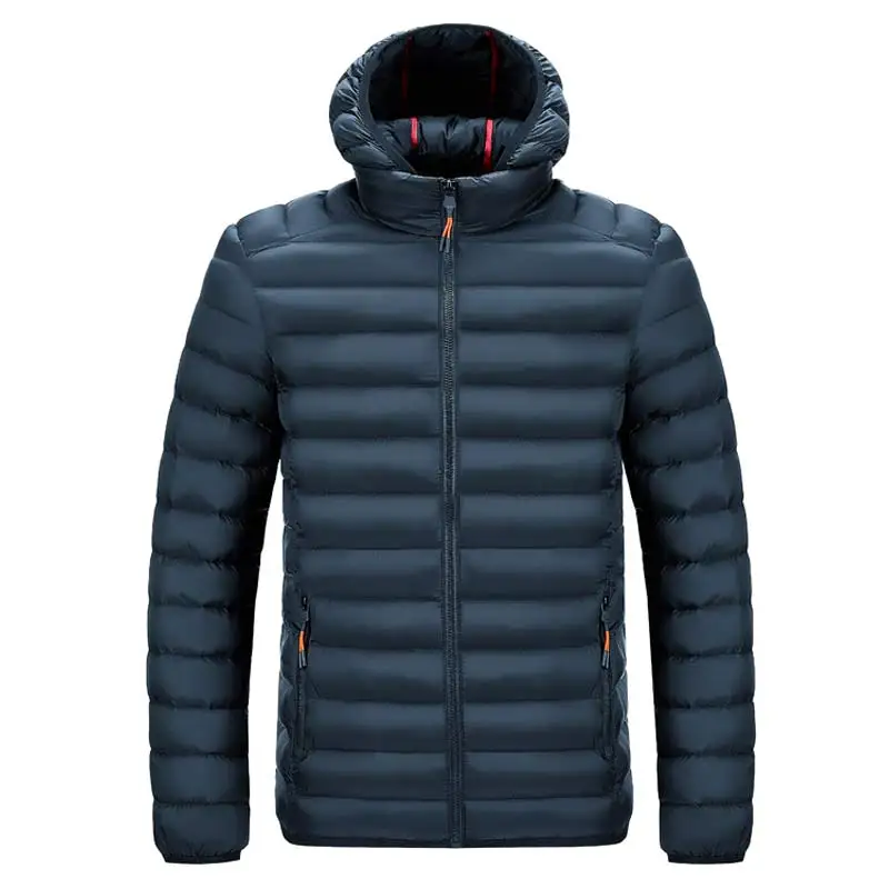 Top Trends: Men Puffer Jackets Winter Hooded Outdoor Windproof Waterproof Padding Cotton Coat Man Jacket Homme Shoppable Styles - Image 6