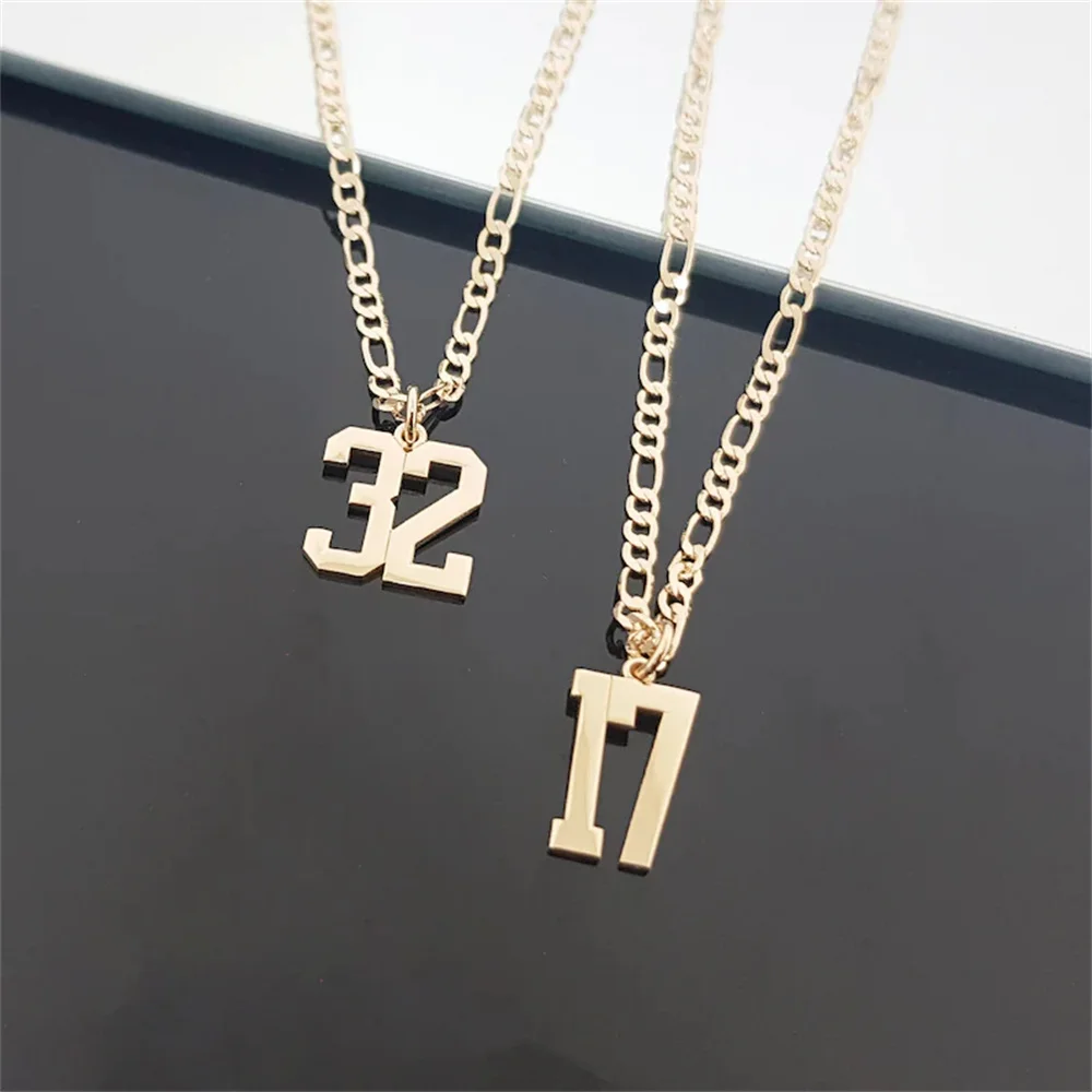 Top Trends: Custom Any Number Necklaces Hip Hop Basketball Number Legend 23 Necklaces Jewelry For Men Stainless Steel Gold Chain Women Gift Shoppable Styles - Image 5