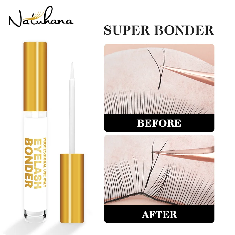 Top Trends: NATUHANA 10ml Super Bonder Fixing Agent For Eyelashes Extensions Primer For Long Last Lashes Glue Adhesive For Eyelash Makeup Shoppable Styles