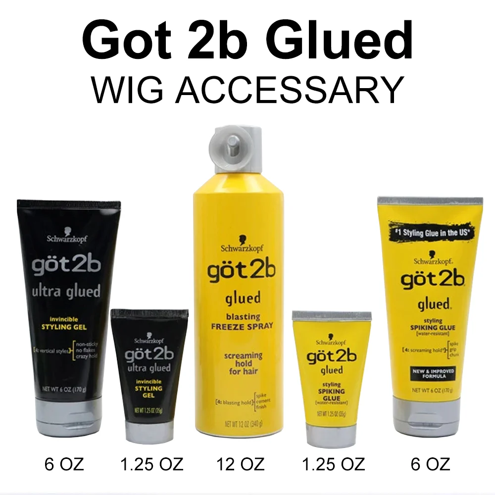 Top Trends: Got 2b Glued Spray Waterproof Lace Wig Glue Strong Hold Hair Glue Wig Accessary Wholesale For Frontal Toupee 35g / 150g / 170g Shoppable Styles