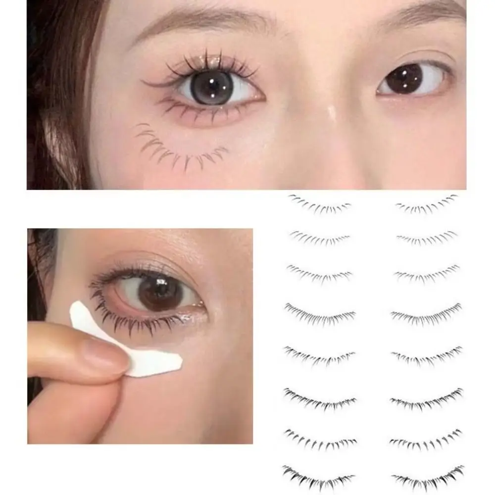 Top Trends: False Eyelashes Stickers Natural 3D Lower Eyelash Tattoo Disposable Waterproof Transfer Lashes Decals Makeup Tools Shoppable Styles