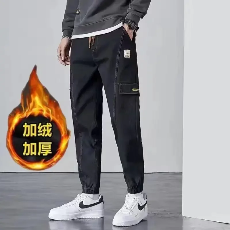 Top Trends: Cotton Men's Cargo Joggers Techwear Sweatpants Streetwear Trousers For Men Jogging Oversize Sports Pants Clothing Spring Thin Shoppable Styles - Image 4