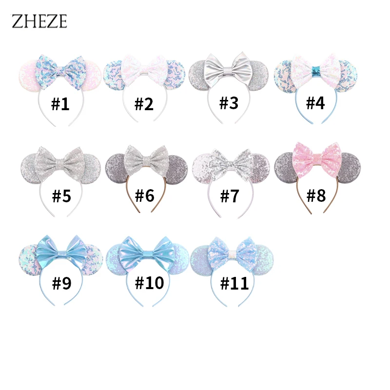 Top Trends: Trendy Dot Sequins Bow Mouse Ears Headband Spring Summer Hairband For Girl Children Festival Hair Accessories Shoppable Styles - Image 5