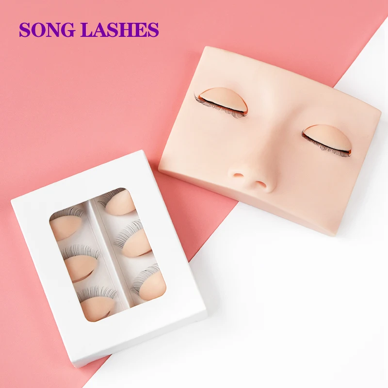 Top Trends: Song Lash Mannequin Head For Eyelash Extension With Practice Silicone Mannequin Head Lashes Extensions Cosmetic Model Supplies Shoppable Styles