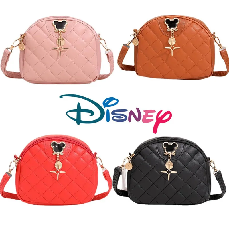 Top Trends: Disney Women's Shoulder Bag Cartoon Mickey Mouse Crossbody Bags Fashion Diamond Embroidered Tote Bags Girls Mobile Storage Bag Shoppable Styles