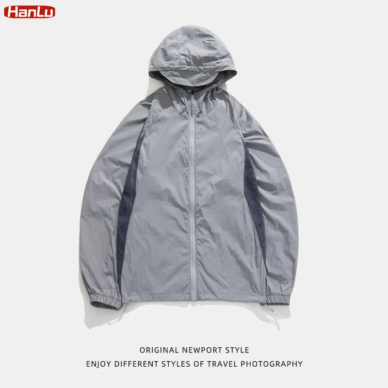 Top Trends: Unisex Quick-Dry Outdoor Breathable Thin Coats Spring Summer Hiking Fishing Climb UV Resistant Breathable Hood Suntan Clothing Shoppable Styles - Image 5