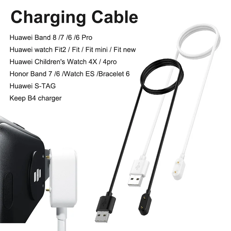 Top Trends: Charging For Huawei Band 8 Watch Fit 2 / Fit Smart Watch Cable Charger For Huawei Band 8 / 7 / 6 / 6pro Children Watch 4X Power Adapter Shoppable Styles