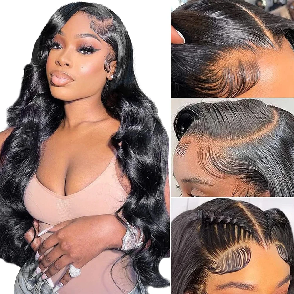 Top Trends: Body Wave HD Lace Front Wig Human Hair 180% Density 13x4 Transparent Bob Lace Frontal Wigs For Women Shoppable Styles