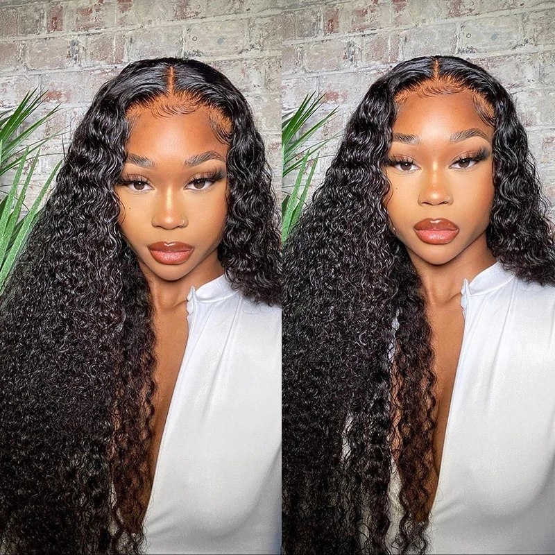 Top Trends: HD Lace Closure Human Hair Wigs 30" Water Wave 5x5 Transparent Skinlike Real HD Lace Closure Wig Pre Plucked Curly Wig For Women Shoppable Styles - Image 4