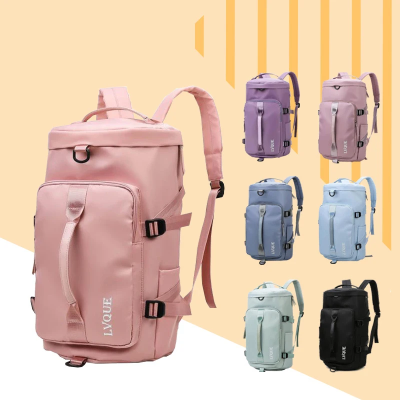 Top Trends: Large Capacity Storage Bag Travel Bag Tote Carry On Backpack Luggage Handbag Waterproof Duffel Women Oxford Shoulder Bags Shoppable Styles