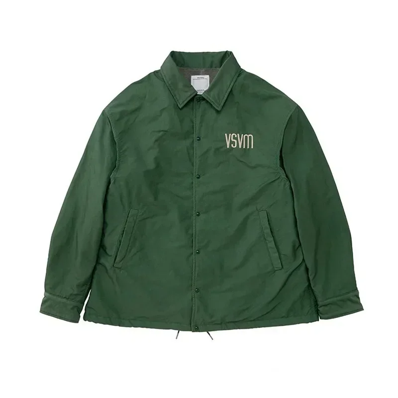 Top Trends: Japan Style VISVIM23SS Limited Single Breasted Loose Embroidered Men Jacket New Arrival Parkas Coat Shoppable Styles