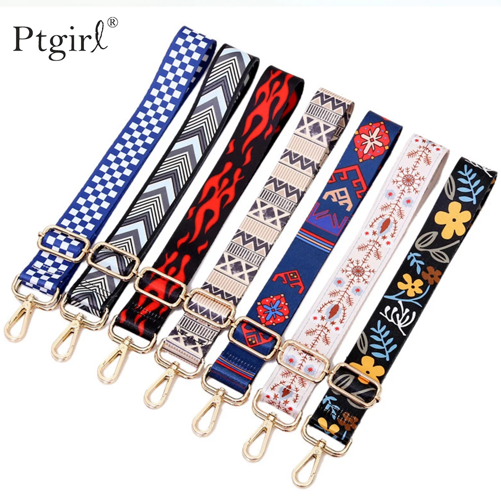 Top Trends: 2024 Colored Bag Strap Handbag Belt Wide Shoulder Bag Strap New Belt Replacement Strap Nylon Adjustable Belt Accessory Bag Part Shoppable Styles