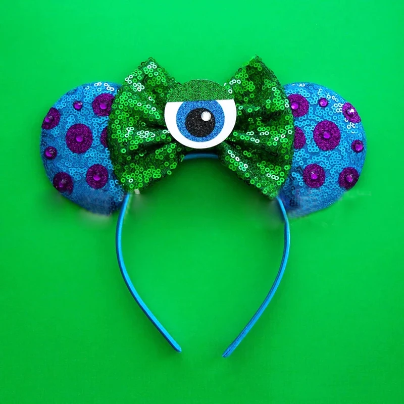 Top Trends: Disney Monsters Inc Ears Headbands Girl Pixar Sullivan Hairband Monsters University Hair Accessories Kids Mike Wazowski Headwear Shoppable Styles - Image 2