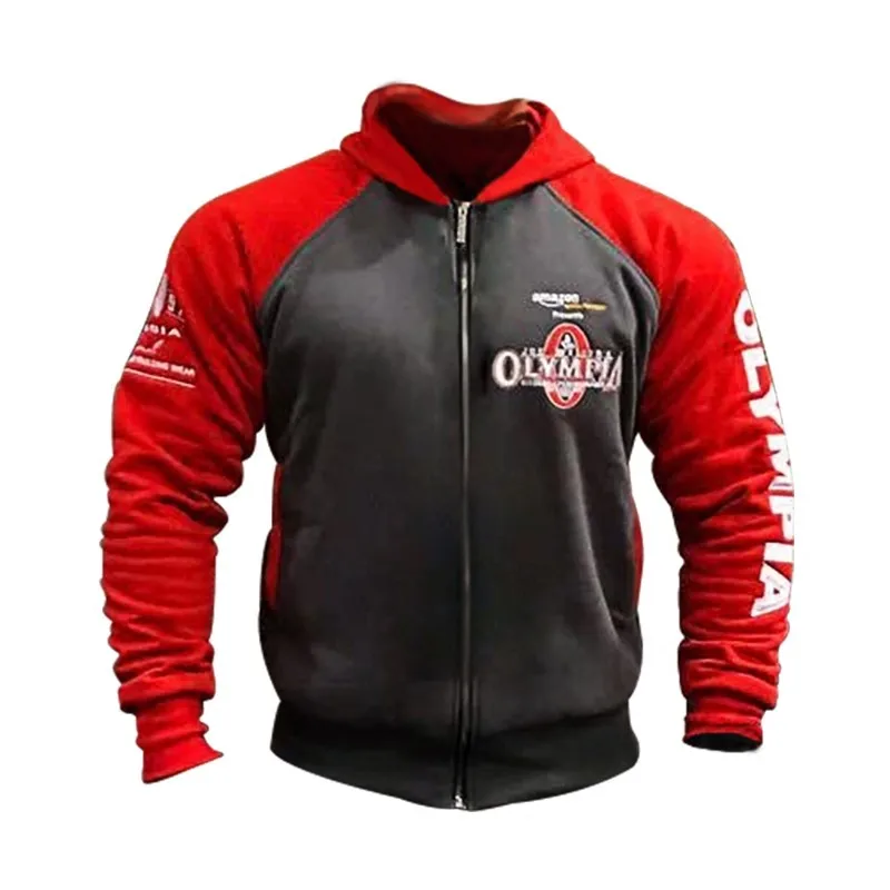 Top Trends: OLYMPIA Men Gyms Hoodies Gyms Fitness Bodybuilding Sweatshirt Pullover Sportswear Male Workout Hooded Jacket Clothing Shoppable Styles