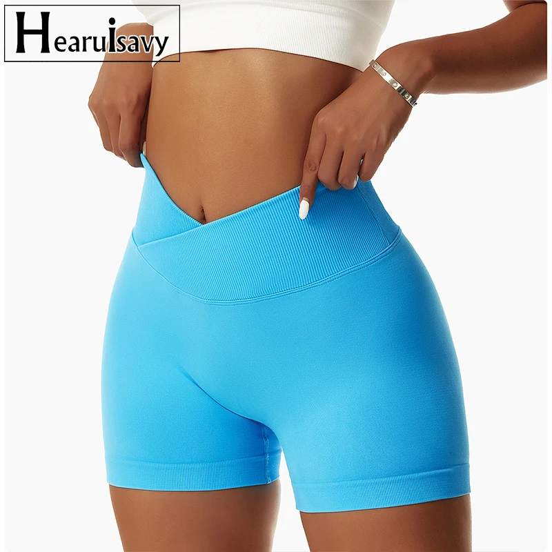 Top Trends: Summer Seamless High Waist Yoga Shorts Elasticity Sports Leggings Women Breathable Cycling Shorts Buttock Lift Gym Shorts Women Shoppable Styles