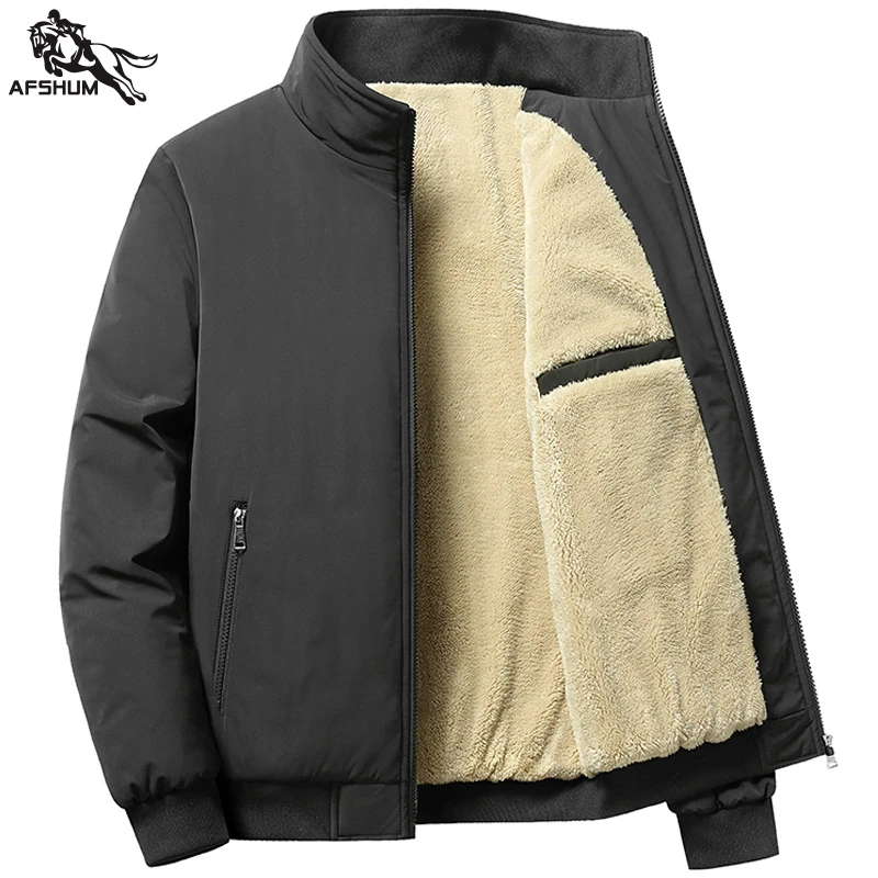 Top Trends: Jacket Mens 6XL 7XL 8XL Autumn Winter New Men Jacket Fleece Thickening Solid Color Jackets Casual Coat Men&#039;s Business Coats 2208 Shoppable Styles