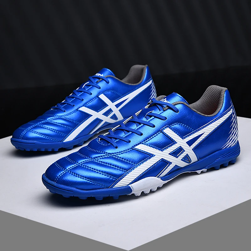 Top Trends: 2022 New Fashion Low Football Shoes Men Women Grass Long Spike Soccer Sneakers Men Outdoor Light Futsal Cleats Zapatos De Futbol Shoppable Styles