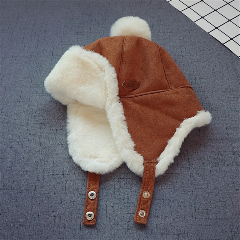 Top Trends: Kids Beanies Winter Baby Child Knitted Hat Kids Girls Russian Female Thicker Warm Caps Age For 2-6 Years Old Ushanka Hat 2019 Shoppable Styles - Image 6