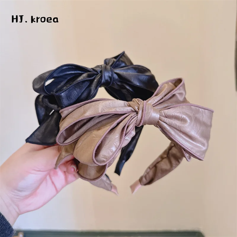 Top Trends: Big Bow Headbands For Women Hairbands Korea Hair Accessories Fashion Sweet Hair Bands Wholesale Shoppable Styles