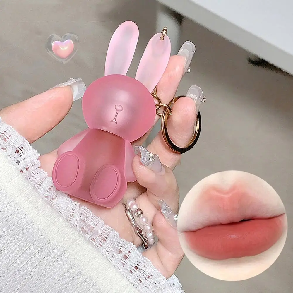 Top Trends: Gegebear Little Bear Cute Rabbit Velvet Lip Mud Matte Matte Summer Lip Glaze Shantou Makeup Lipstick Shoppable Styles