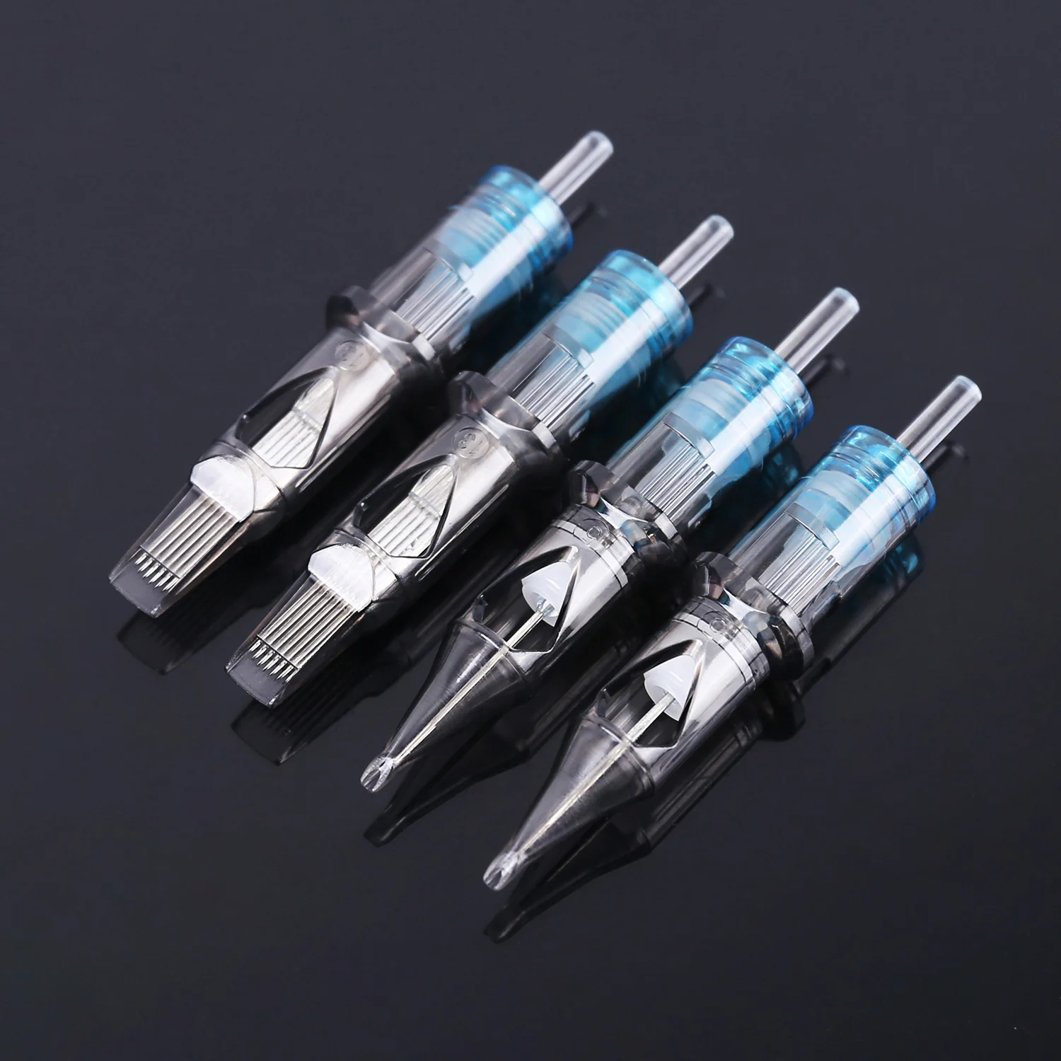 Top Trends: 10 / 20PCS Disposable Tattoo Cartridge Needles Tattoo Makeup RL / M1 / RM Semi-Permanent Eyebrow Lip Makeup Needles For Tattoo Machine Shoppable Styles