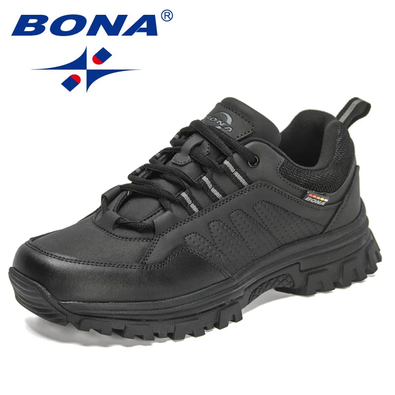 Top Trends: BONA 2022 New Designers Trekking Hiking Shoes Men Outdoor Trail Non-slip Sneakers Man Breathable Climbing Footwear Mansculino Shoppable Styles