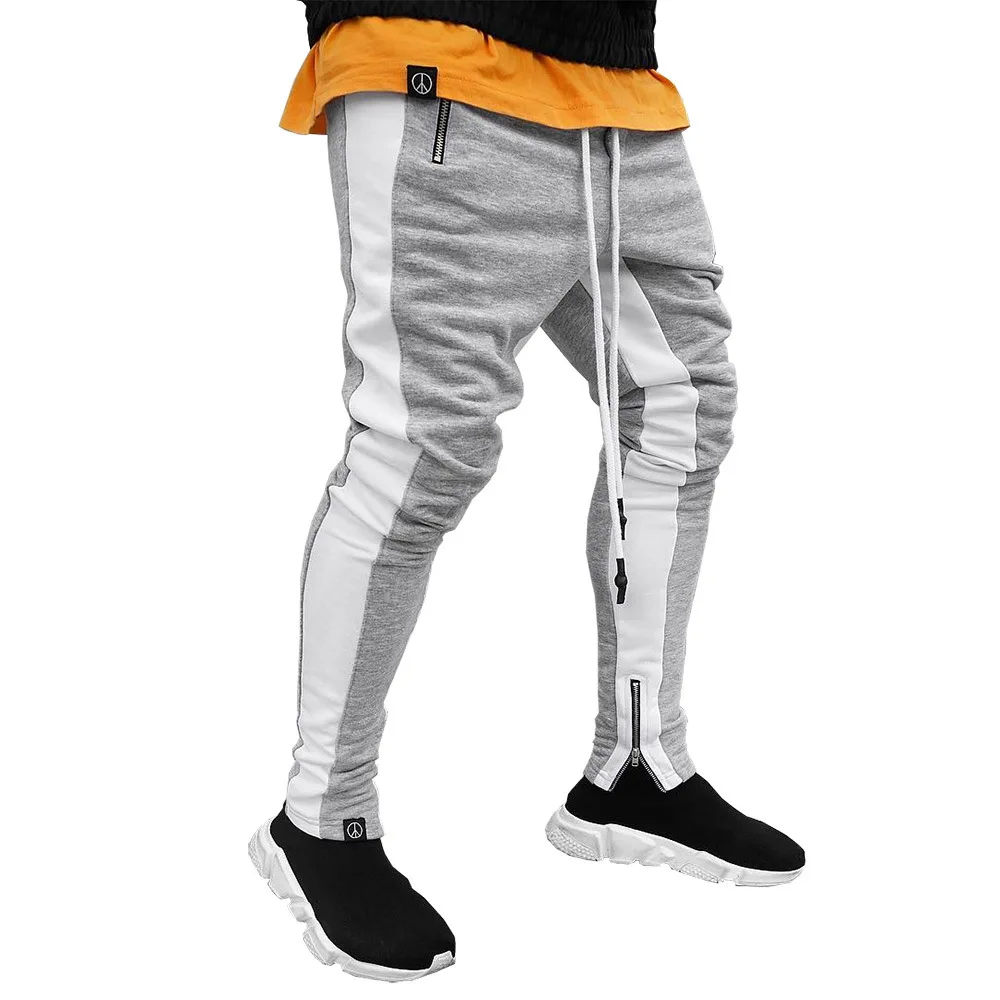 Top Trends: Spring / Autumn New Men's Casual Sports Pants Double Pocket Zipper Jogging Trousers Shoppable Styles - Image 6