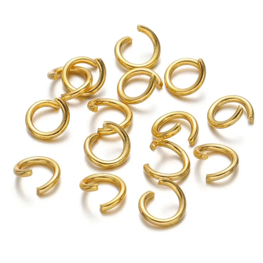 Top Trends: 100-200pcs / lot Stainless Steel Open Jump Rings Split Rings Connectors For DIY Jewelry Making Findings Accessories 3mm 5mm Shoppable Styles - Image 2