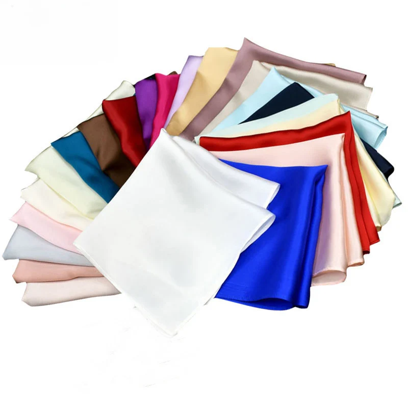 Top Trends: Natural 35cm Pure Silk Mans Pocket Square Handkerchief 100% Mulberry Silk Pocket Towel Hand Hanjin Sudaria Shoppable Styles