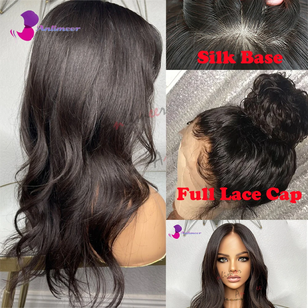 Top Trends: Loose Body Wave 13x4 Silk Base Top Wig 13x6 / 13X4 Deep Parting Human Hair Lace Front Wig Natural Black Full Lace Human Hair 360 Shoppable Styles