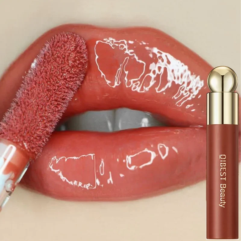 Top Trends: Crystal Jelly Mirror Lip Gloss 6 Colors Moisturizing Water Light Plumping Sexy Lip Oil Lasting Red Lip Tint Lips Makeup Cosmetic Shoppable Styles