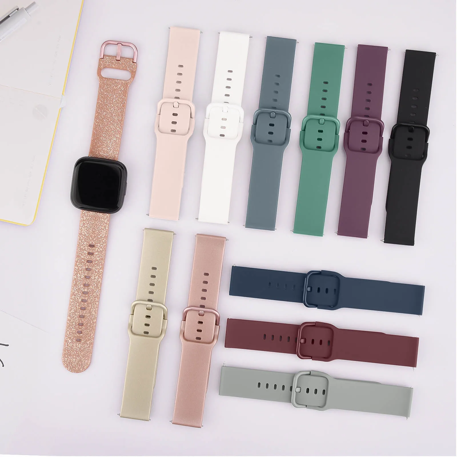 Top Trends: New Strap For Fitbit Versa 2 / Versa Band Silicone Watch Band Wristband Waterproof Bracelet For Fitbit Versa Lite Band Replacement Shoppable Styles