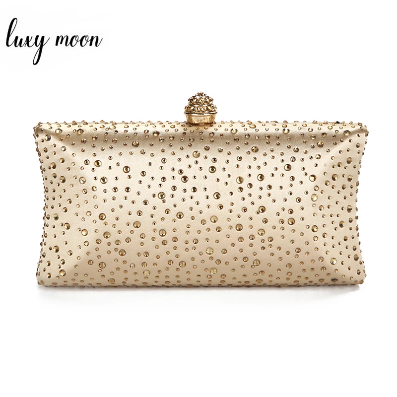 Top Trends: Gold Clutch Bags For Women 2020 Green Clutch Purses And Handbags With Rhinestone Wedding Shoulder Bag Ladies Evening Bag ZD1300 Shoppable Styles