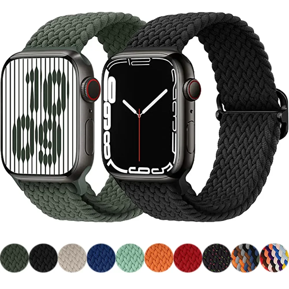 Top Trends: Nylon Strap For Apple Watch Band 45mm 41mm 44mm 40mm 42mm 49mm Elastic Loop Belt IWatch Ultra 2 Bracelet Series 5 6 7 SE 8 9 Shoppable Styles