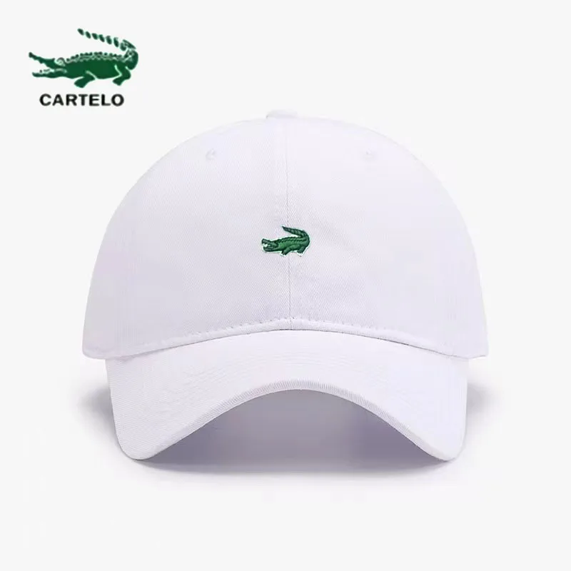 Top Trends: Men&#039;s Retro Embroidered Baseball Cap Adjustable Casual CARTELO Cotton Sun Hat Unisex Women&#039;s Solid Color Sun Hat F1Caps For Men Shoppable Styles