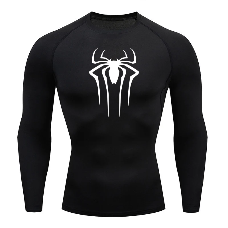 Top Trends: Sun Protection Sports Second Skin Running T-shirt Men's Fitness Rashgarda MMA Long Sleeves Compression Shirt Workout Clothing Shoppable Styles