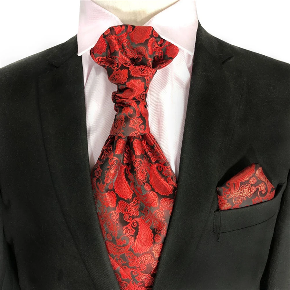 Top Trends: Men's Suits Tuxedos Hong Kong Knot Paisley Cashew Waistcoat Tie LFJ Shoppable Styles