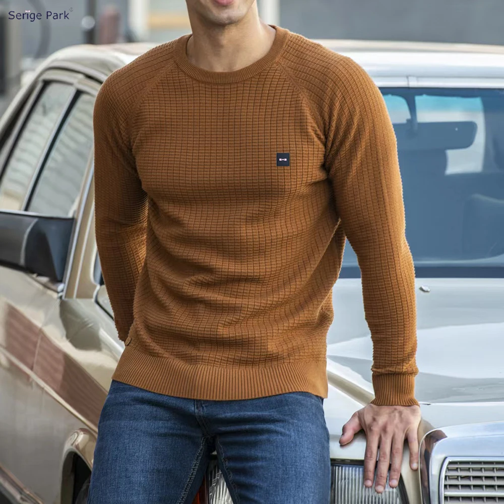 Top Trends: Serige Park Sweater For Men Luxury Brand Square Three-dimensional Bow 2022 France Winter Men's Park Neck Pullover Eden Top Shoppable Styles - Image 4