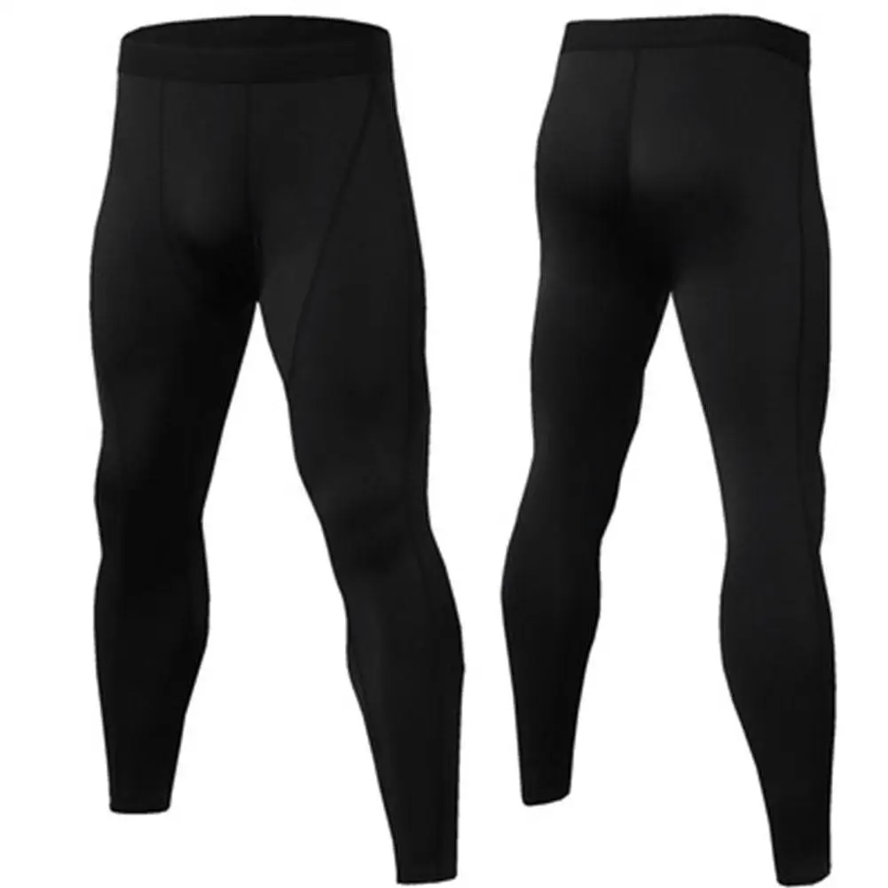 Top Trends: 1PCS New Compression Pants Leggings Men Running Sport Quick Dry Pants Fitness Training Trousers Male Workout Clothing Shoppable Styles