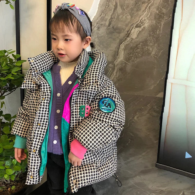 Top Trends: Girls Coat Jacket Cotton Outwear 2022 Black Warm Thicken Velvet Winter Windbreaker Children's Clothing Shoppable Styles